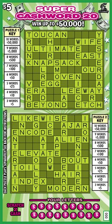 SUPER CASHWORD 20 image