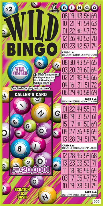 Bingo Cards Paper Lottery Comm stamp removed from svc 400 3x1 pks 4B 1O 180823 
