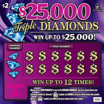 $25,000 TRIPLE DIAMONDS image