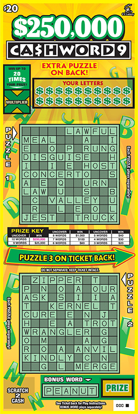 $250,000 Cashword 9 image