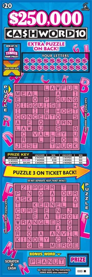 $250,000 CASHWORD 10 image