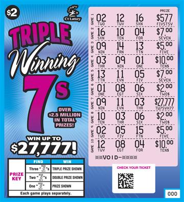 TRIPLE WINNING 7s rollover image