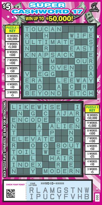 SUPER CASHWORD 17 rollover image