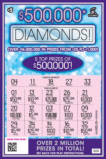 $500,000 DIAMONDS rollover image