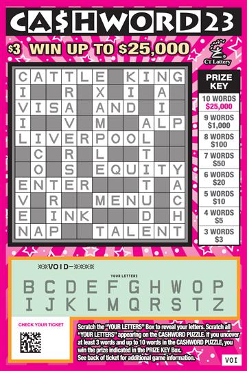 CASHWORD 23 rollover image