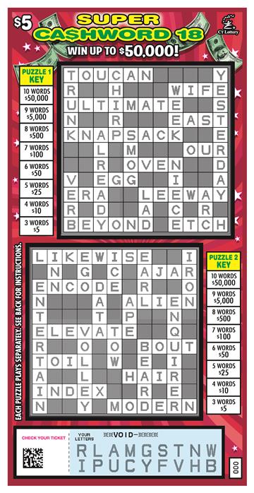 SUPER CASHWORD 18 rollover image