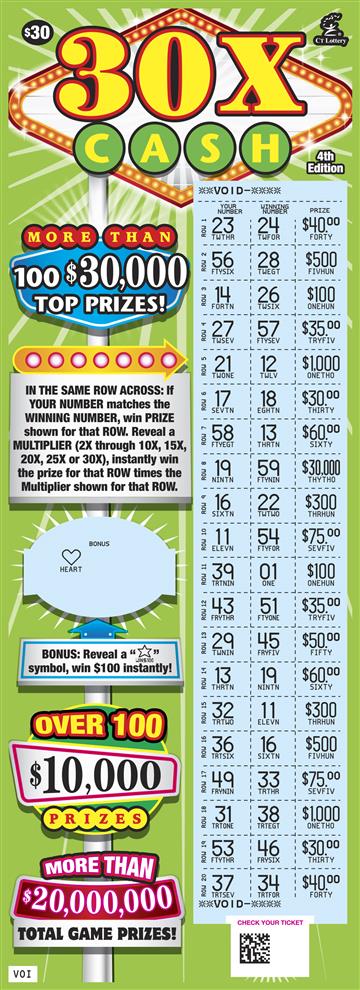 30X CASH 4TH EDITION rollover image