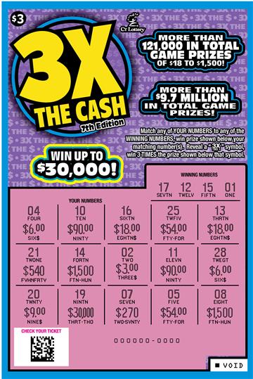 3X THE CASH 7TH EDITION rollover image