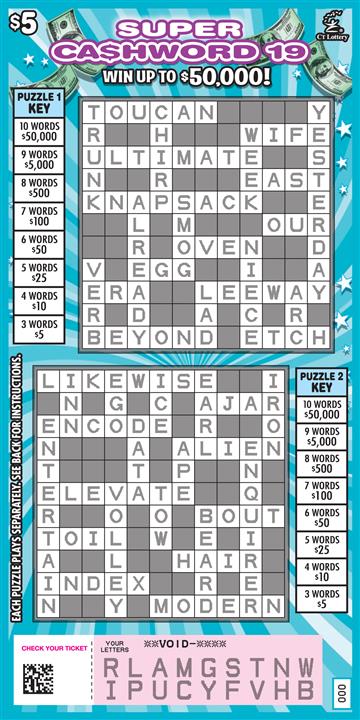 SUPER CASHWORD 19 rollover image