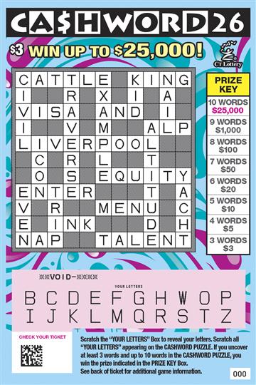 CASHWORD 26 rollover image