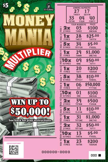 MONEY MANIA MULTIPLIER rollover image