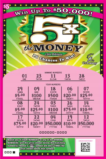 5X the Money 13th Edition rollover image