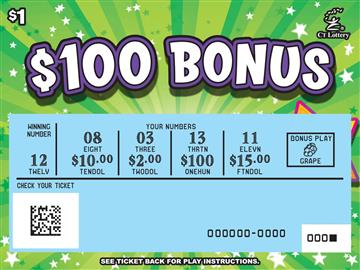 $100 Bonus rollover image