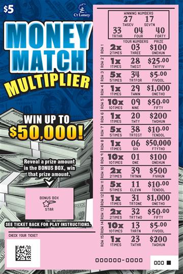 Money Match Multiplier rollover image