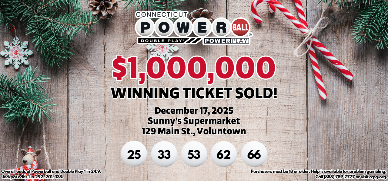 $1,000,000 Powerball Winner