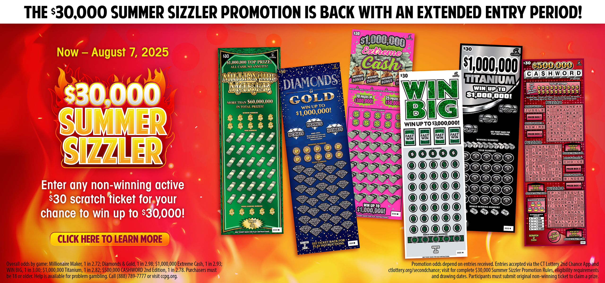$30,000 Summer Sizzler IS BACK!