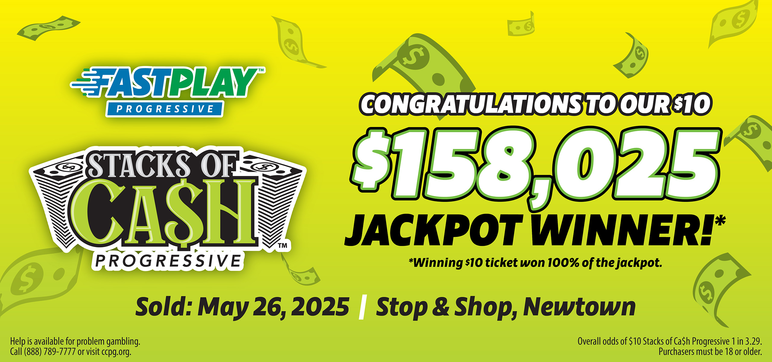 Stacks of Cash Winner