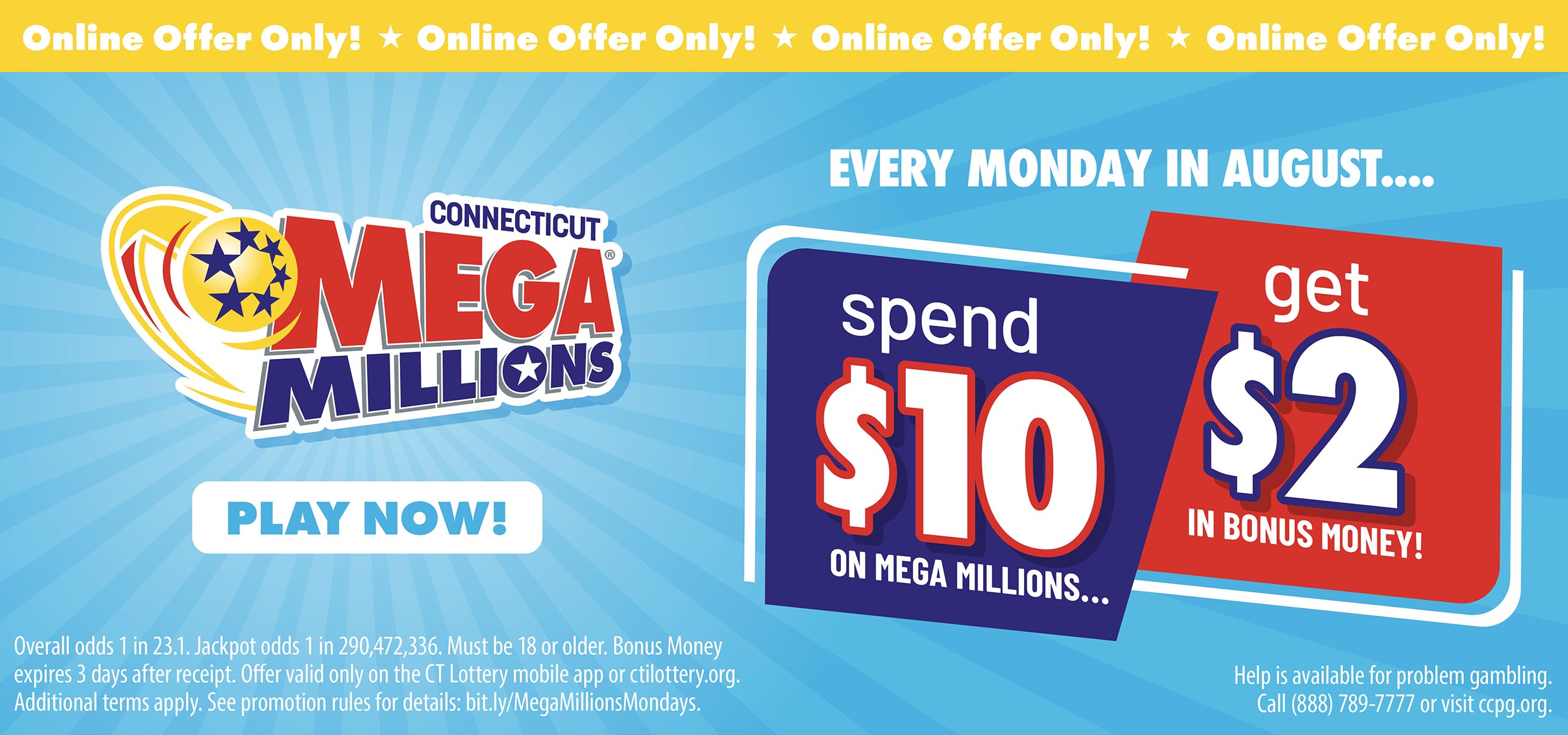 Mega Millions Monday iLottery Promotion