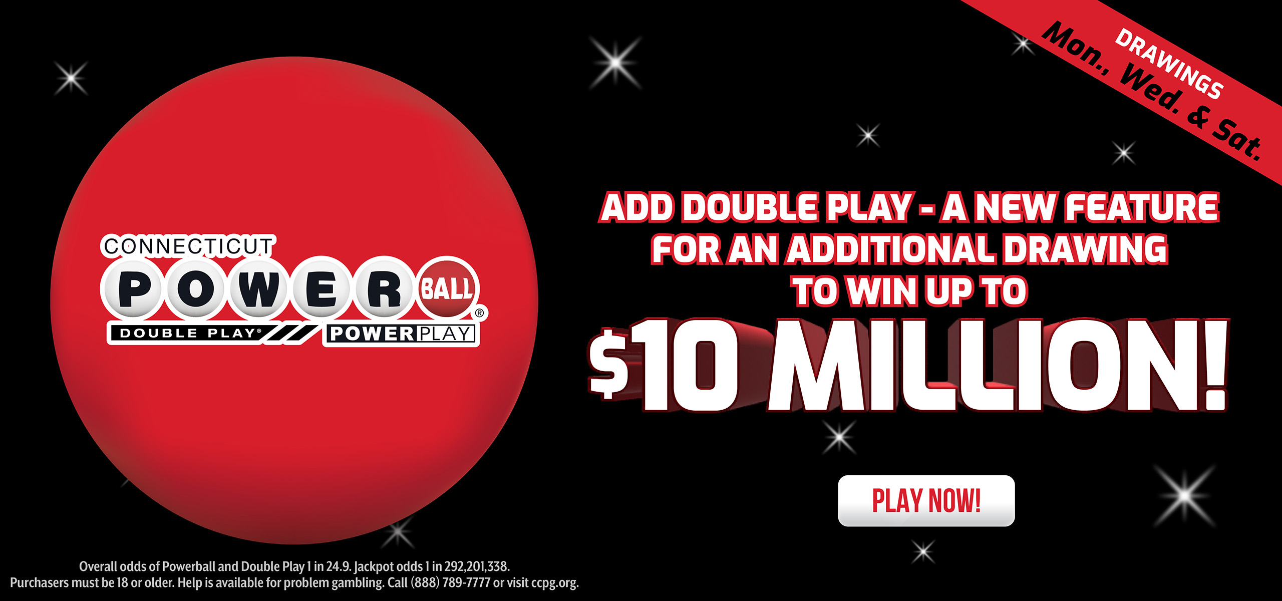 Powerball with Double Play - New!