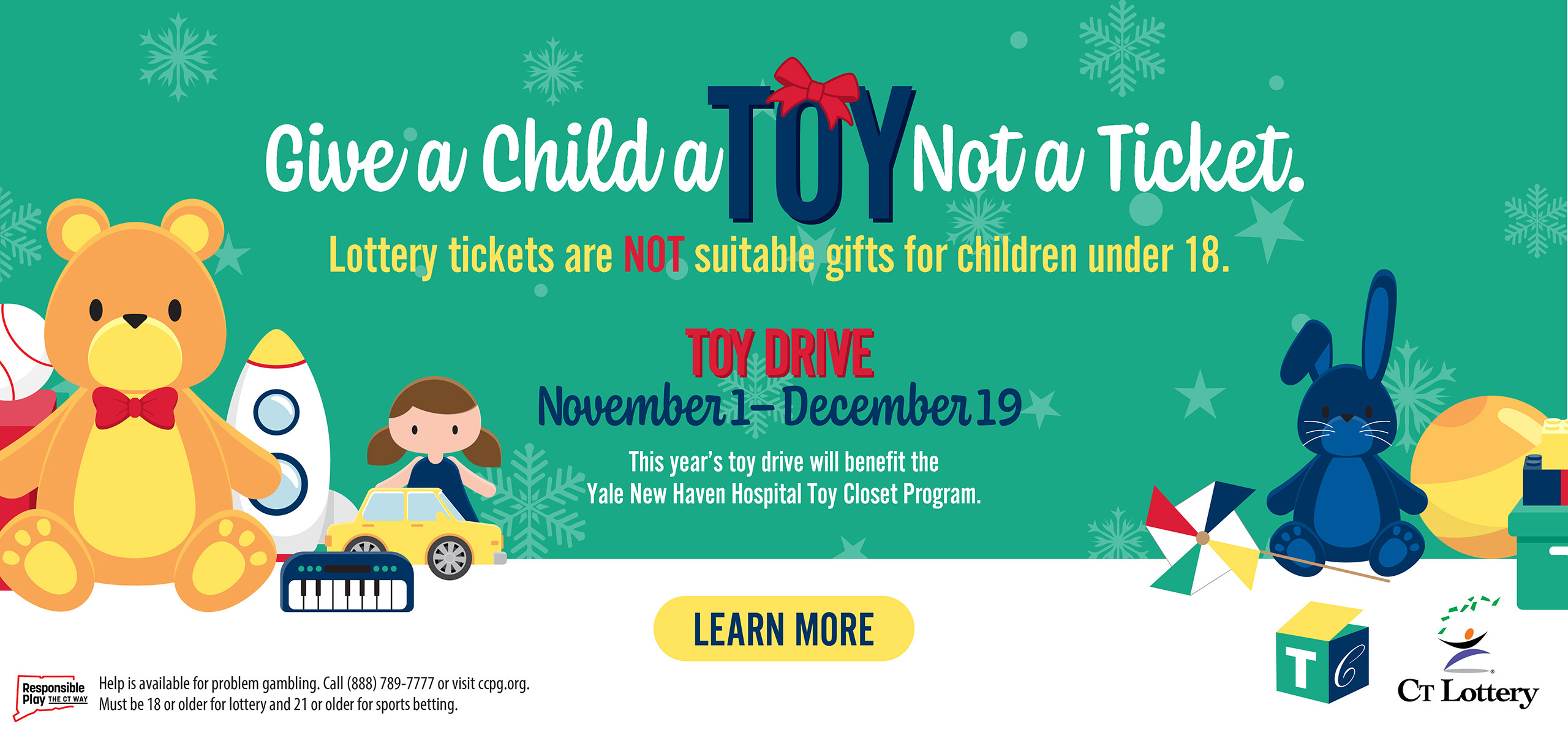 2025 Toy Drive - Give a Child a Toy Not a Ticket