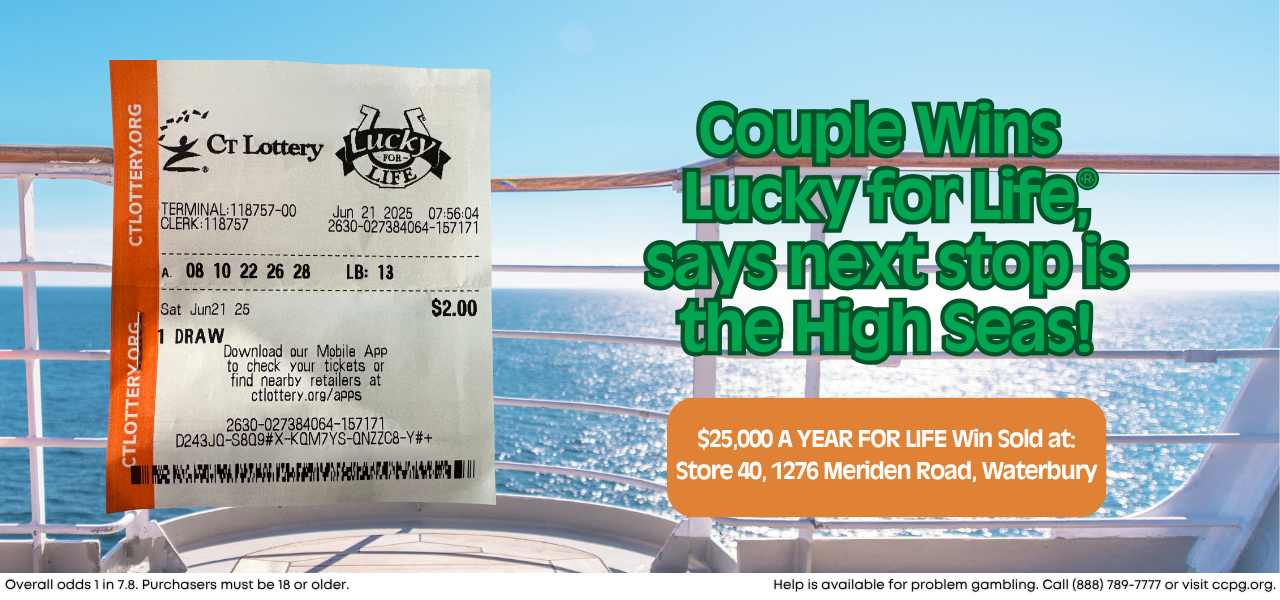 Lucky for Life $25,000 A YEAR FOR LIFE Winner